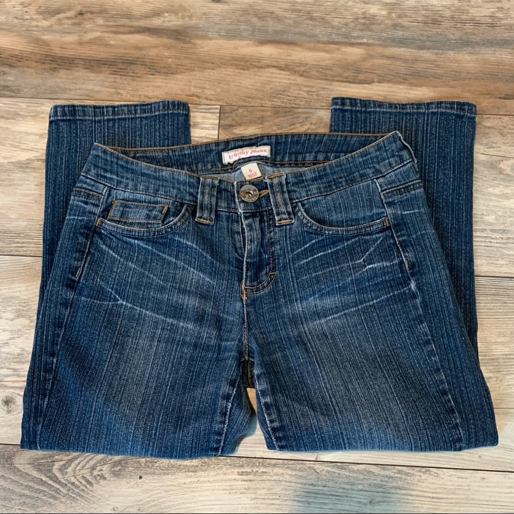 Tommy Jeans Brand Denim Capri w/ zip cuff